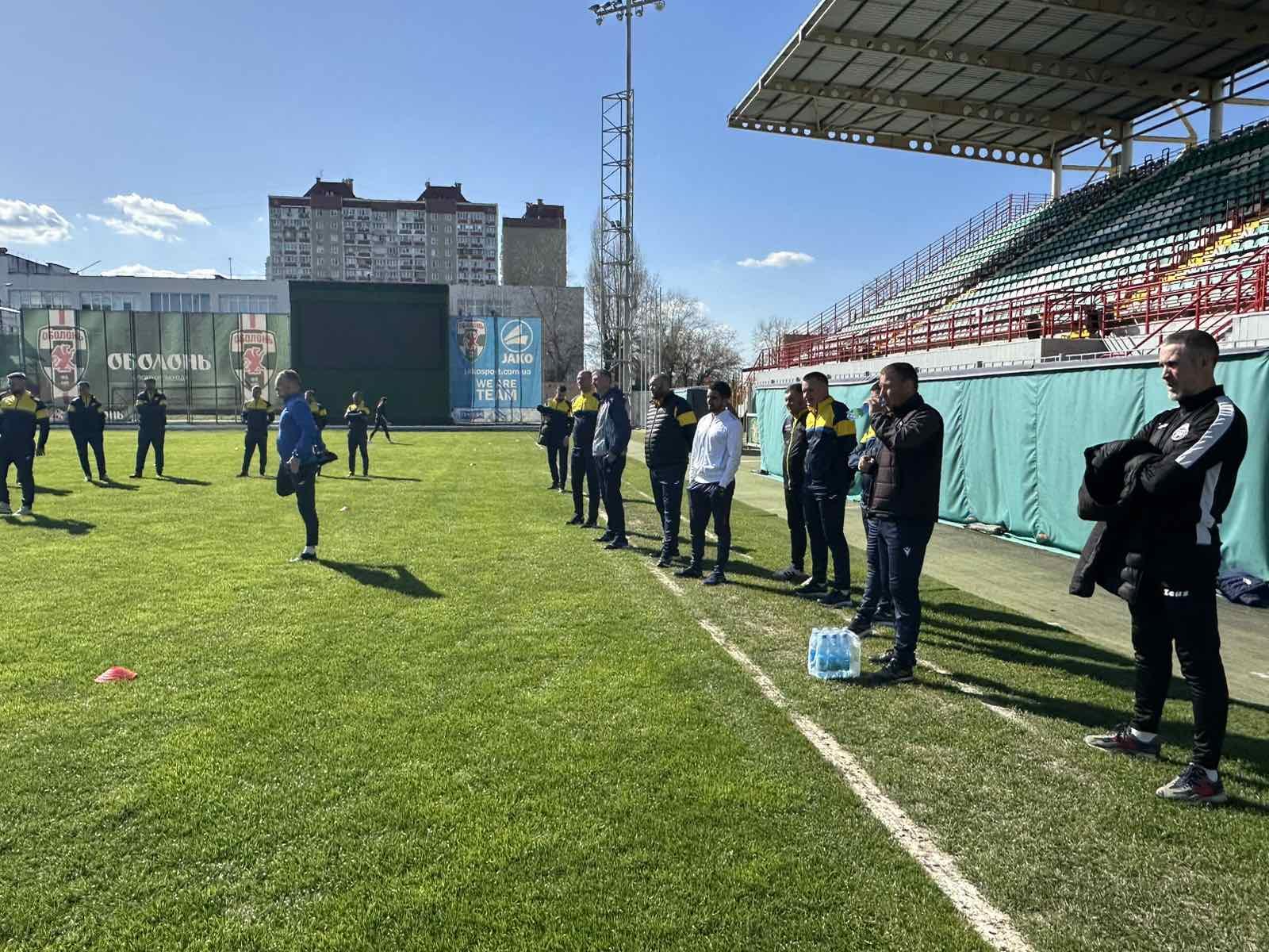 В період з 13 по 16 квітня 2026 року на «Оболонь-Арені» пройшли заняття третьої сесії навчання слухачів за програмою А-диплом УЄФА. 