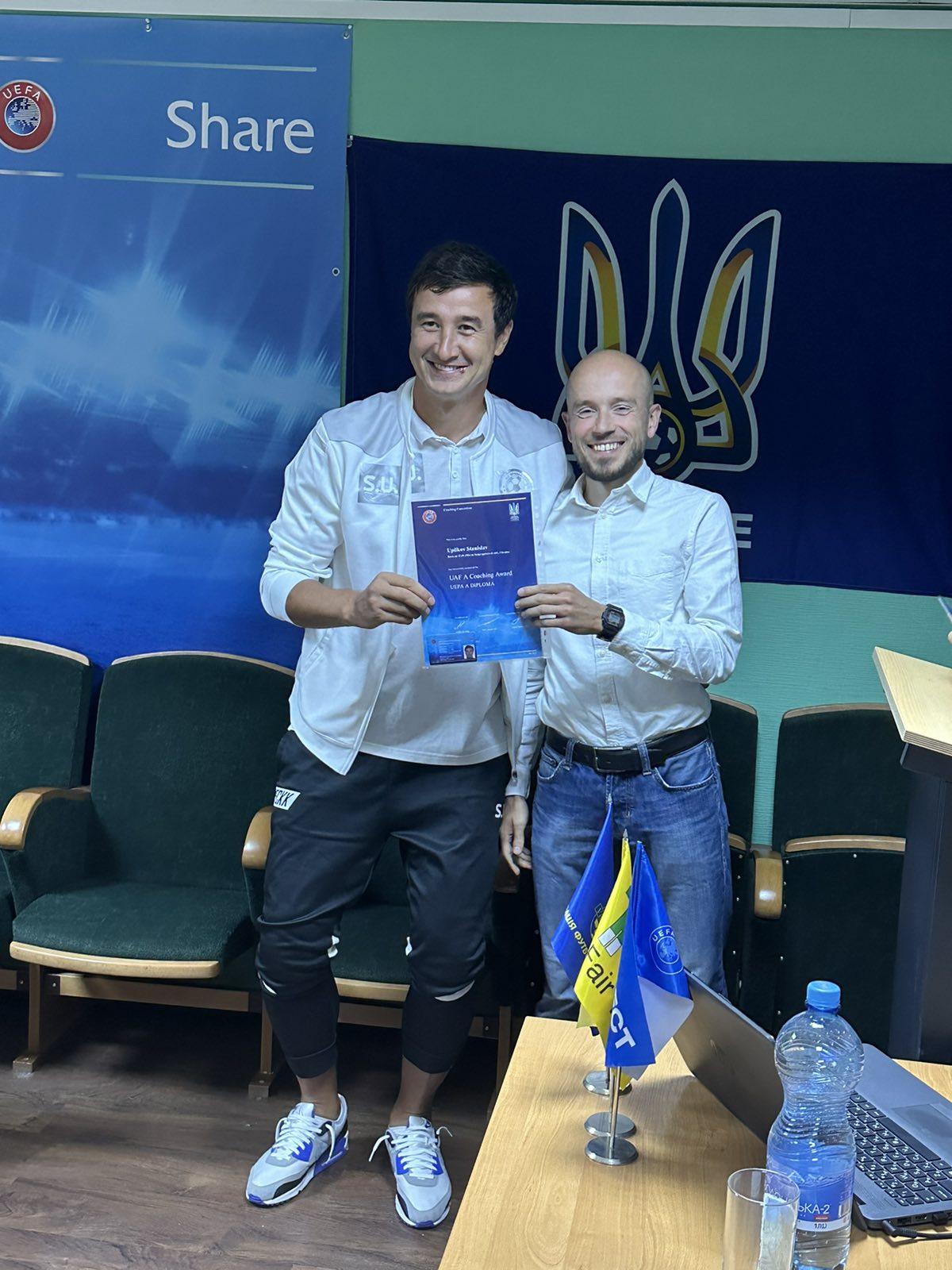 На минулому тіжні закінчився курс за програмою "А" УЄФА